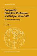 Dunbar |  Geography: Discipline, Profession and Subject since 1870 | Buch |  Sack Fachmedien