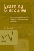 Kieran / Sfard / Forman |  Learning Discourse | Buch |  Sack Fachmedien
