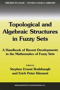 Klement / Rodabaugh |  Topological and Algebraic Structures in Fuzzy Sets | Buch |  Sack Fachmedien