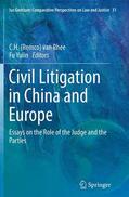 Yulin / van Rhee |  Civil Litigation in China and Europe | Buch |  Sack Fachmedien