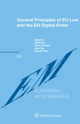 Bernitz / Groussot / Paju |  General Principles of EU Law and the EU Digital Order | Buch |  Sack Fachmedien