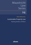 Akkermans |  Sustainable Property Law | Buch |  Sack Fachmedien