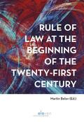 Belov |  Rule of Law at the Beginning of the Twenty-First Century | Buch |  Sack Fachmedien