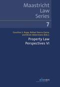 Rupp / Ibarra Garza / Akkermans |  Property Law Perspectives VI | Buch |  Sack Fachmedien