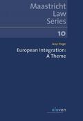 Hage |  European Integration | Buch |  Sack Fachmedien