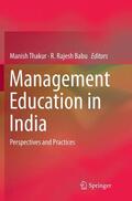 Babu / Thakur |  Management Education in India | Buch |  Sack Fachmedien