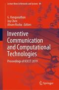 Ranganathan / Chen / Rocha |  Inventive Communication and Computational Technologies: Proceedings of Icicct 2019 | Buch |  Sack Fachmedien