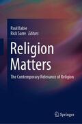 Sarre / Babie |  Religion Matters | Buch |  Sack Fachmedien