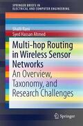 Ahmed / Rani |  Multi-hop Routing in Wireless Sensor Networks | Buch |  Sack Fachmedien